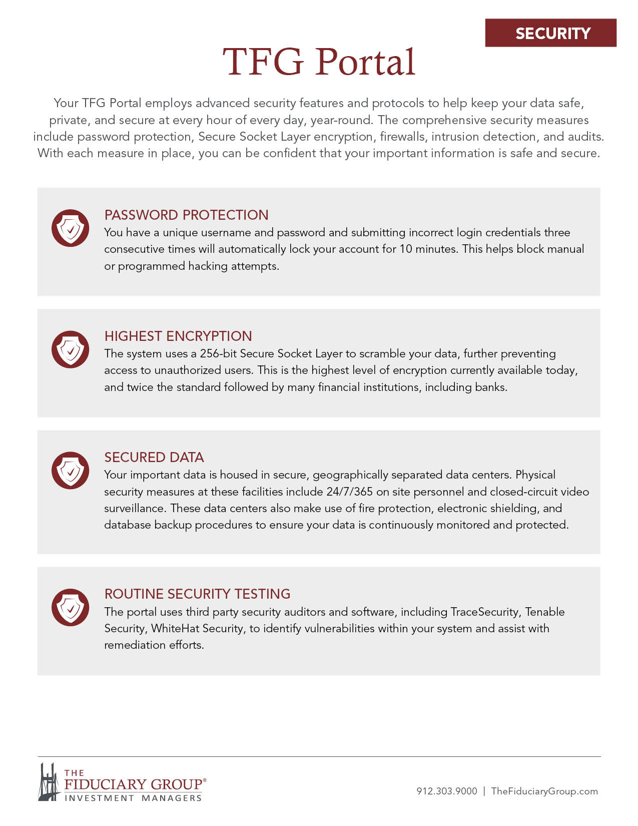 TFG Client Portal_Security